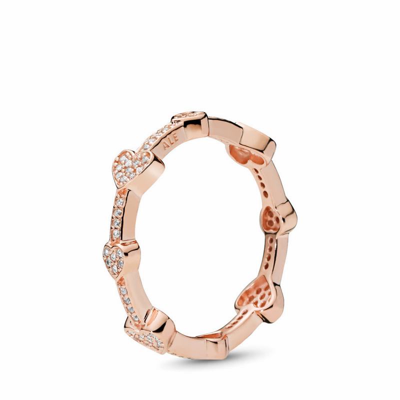 Pandora Rose™ AlluStackable Ring Hearts Stackable Ring Egypt YD8195360